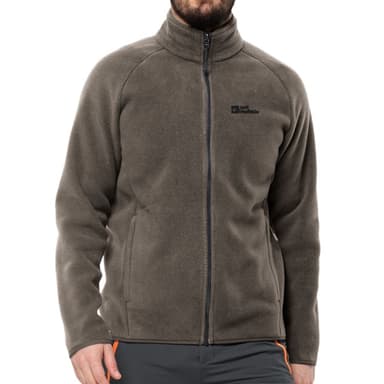 Толстовка мужская Jack Wolfskin WALDSTEIG FZ M коричневая 1711361-5719