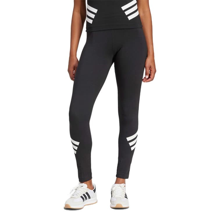 Леггинсы женские Adidas W FI 3S LEGGING черные JE0215