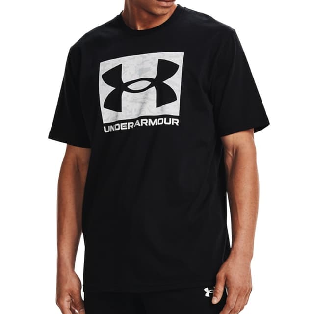 Футболка чоловіча Under Armour UA ABC CAMO BOXED LOGO SS чорна 1361673-001