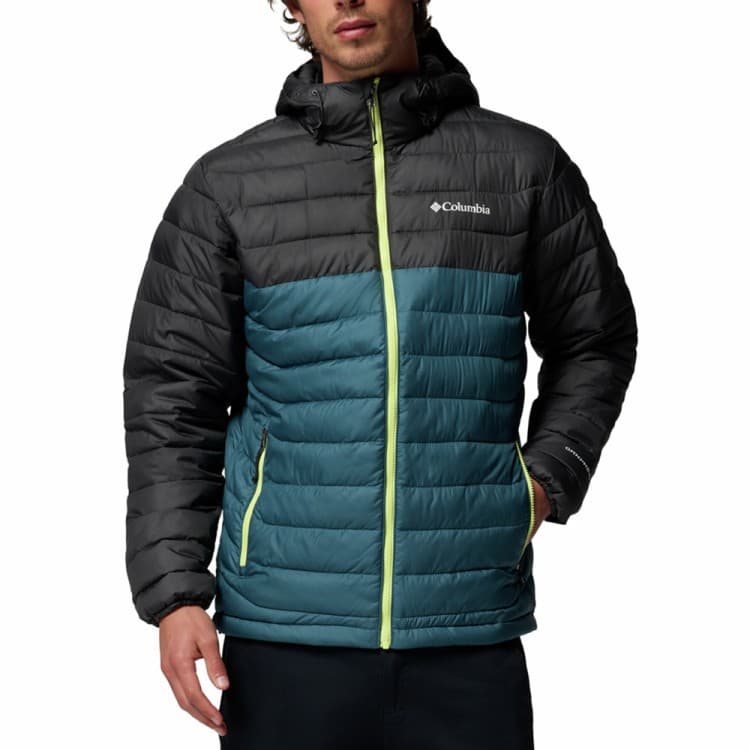 Куртка мужская Columbia Powder Lite™ II Hooded Jacket бирюзовая 2086941-429 — Sport City Куртка мужская Columbia Powder Lite™ II Hooded Jacket бирюзовая 2086941-429