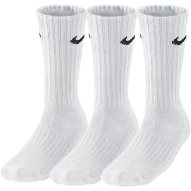 Носки Nike 3PPK Value Cotton Crew белые SX4508-101 — Sport City Носки Nike 3PPK Value Cotton Crew белые SX4508-101