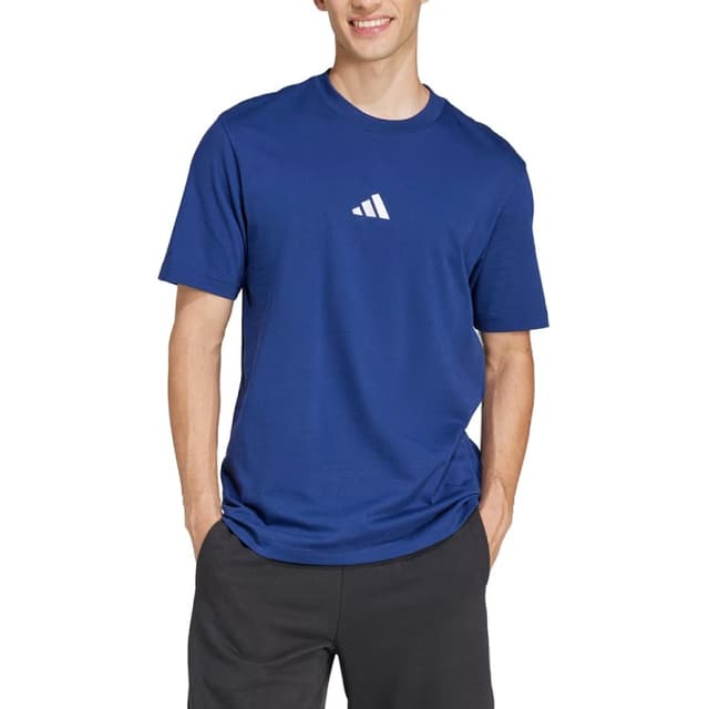 Футболка мужская Adidas M SL SJ T синяя JF1093 — Sport City Футболка мужская Adidas M SL SJ T синяя JF1093