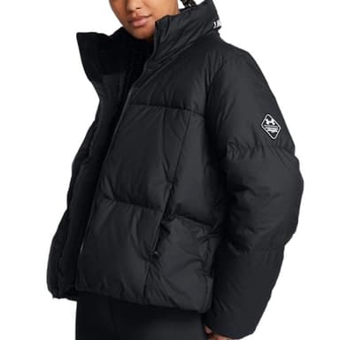 Куртка женская Under Armour LIMITLESS DOWN PUFFER JACKET черная 1384648-001 — Sport City Куртка женская Under Armour LIMITLESS DOWN PUFFER JACKET черная 1384648-001