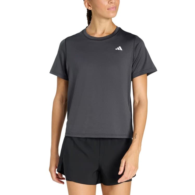Футболка женская Adidas WE MIN CREW TEE черная KA2475 — Sport City Футболка женская Adidas WE MIN CREW TEE черная KA2475