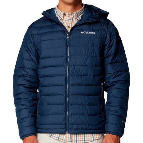Куртка чоловіча Columbia Powder Lite™ II Hooded Jacket темно-синя 2086941-464 — Sport City Куртка чоловіча Columbia Powder Lite™ II Hooded Jacket темно-синя 2086941-464
