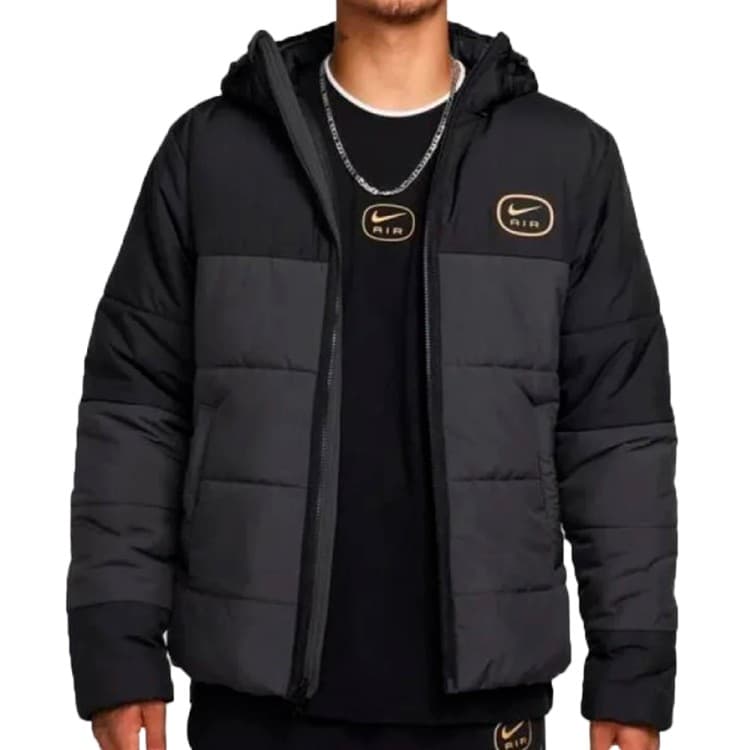 Куртка мужская Nike M NSW SW AIR SYN FILL JKT серая HM0198-010 — Sport City Куртка мужская Nike M NSW SW AIR SYN FILL JKT серая HM0198-010
