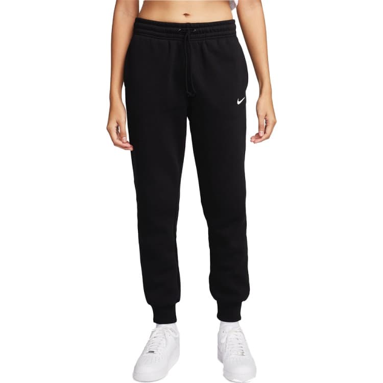 Брюки женские Nike W NSW PHNX FLC MR PANT STD черные FZ7626-010 — Sport City Брюки женские Nike W NSW PHNX FLC MR PANT STD черные FZ7626-010