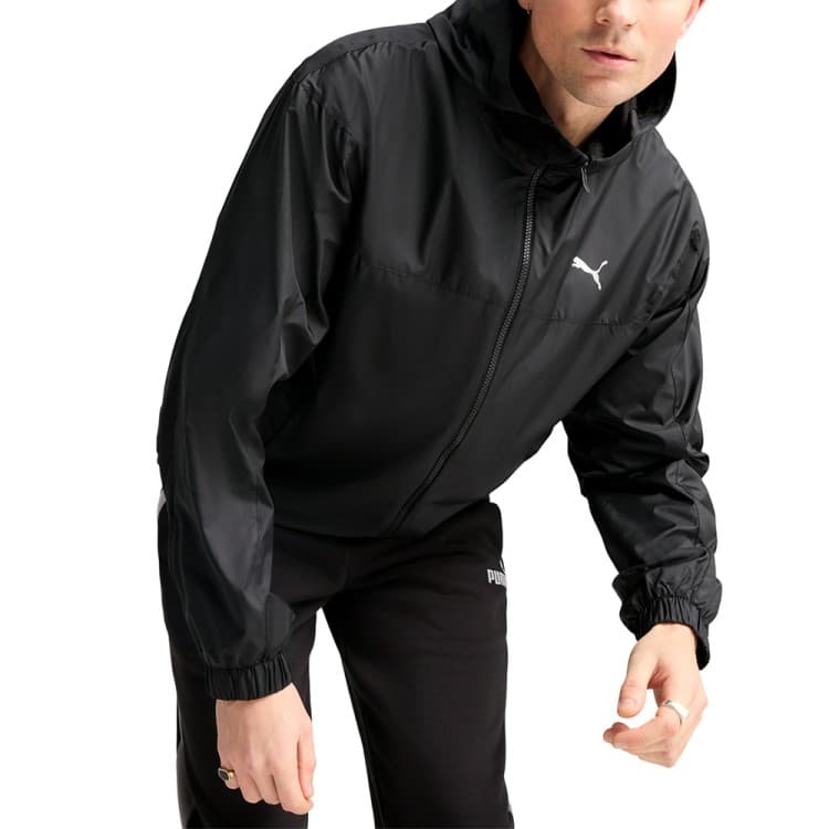 Вітрівка чоловіча Puma ESS Relaxed Windbreaker чорна 68462601 — Sport City Вітрівка чоловіча Puma ESS Relaxed Windbreaker чорна 68462601