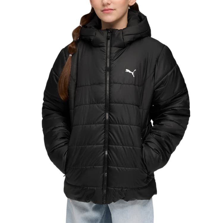 Куртка дитяча Puma ESS Hooded Padded Jacket чорна 68522601 — Sport City Куртка дитяча Puma ESS Hooded Padded Jacket чорна 68522601