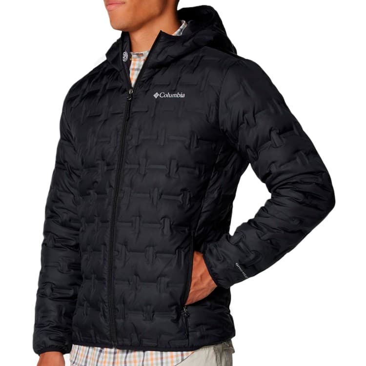 Куртка чоловіча Columbia Delta Ridge™ II Down Hooded Jacket чорна 2086221-010 — Sport City Куртка чоловіча Columbia Delta Ridge™ II Down Hooded Jacket чорна 2086221-010