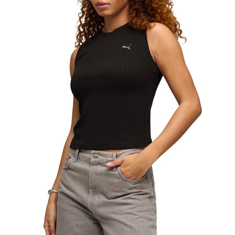 Майка женская Puma HER Comfort Tank черная 69189301 — Sport City Майка женская Puma HER Comfort Tank черная 69189301