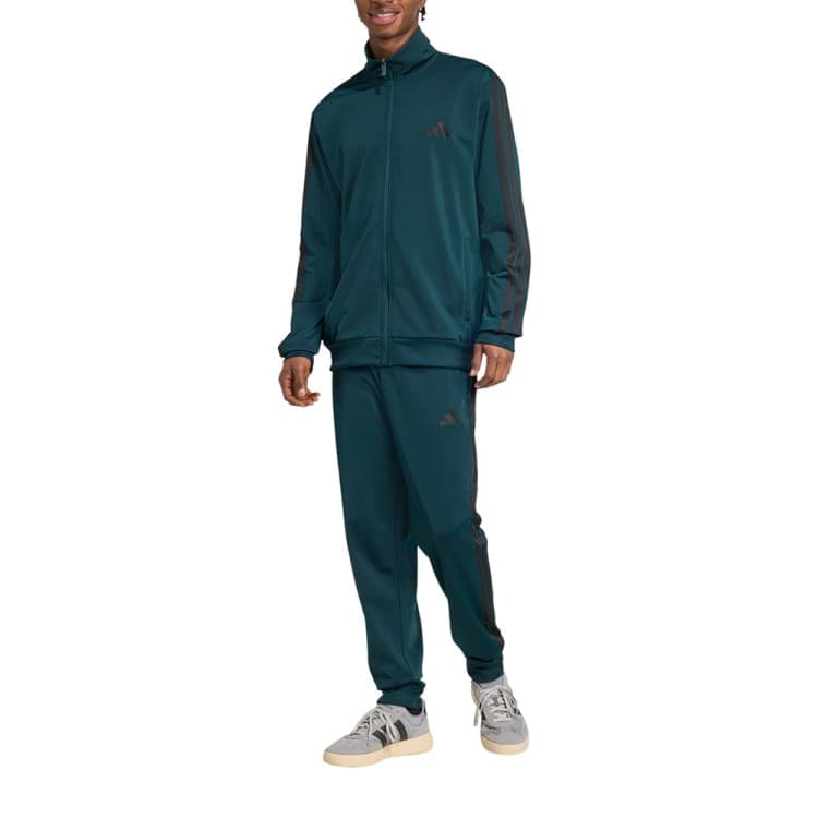 Костюм чоловічий Adidas M 3S TR TT TS зелений JX5502 — Sport City Костюм чоловічий Adidas M 3S TR TT TS зелений JX5502