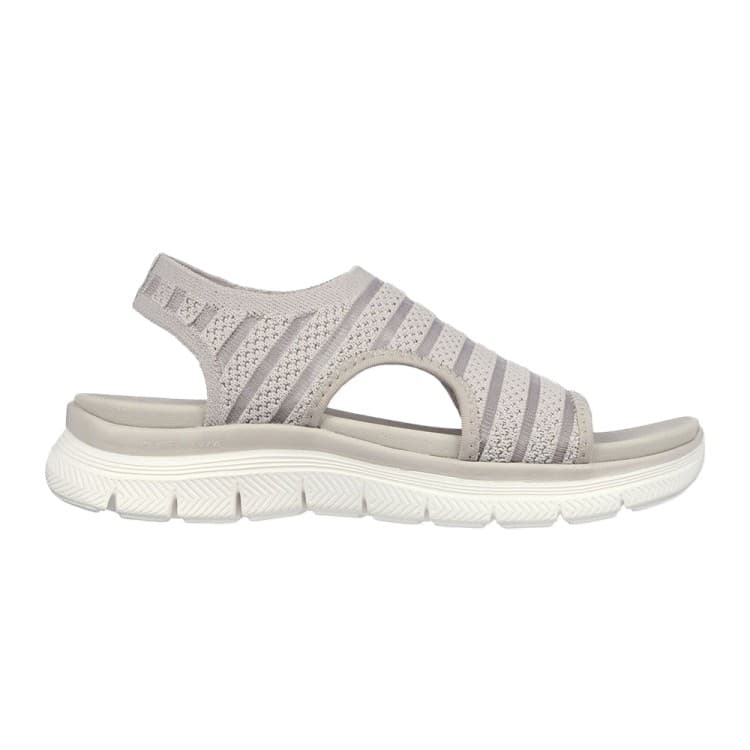 Сандали женские Skechers Flex Appeal 4.0 серые 119479 STN — Sport City Сандали женские Skechers Flex Appeal 4.0 серые 119479 STN