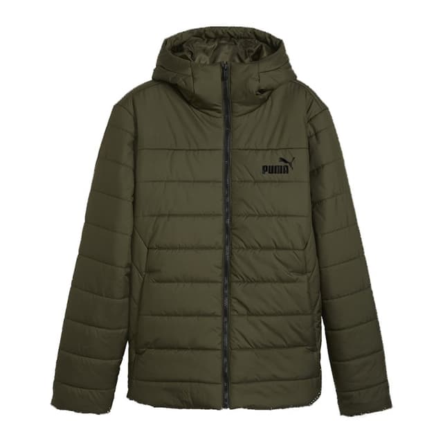 Куртка чоловіча Puma ESS Hooded Padded Jacket оливкова 84893870 — Sport City Куртка чоловіча Puma ESS Hooded Padded Jacket оливкова 84893870