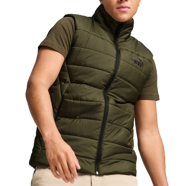 Жилет чоловічий Puma ESS Padded Vest оливковий 84893970 — Sport City Жилет чоловічий Puma ESS Padded Vest оливковий 84893970