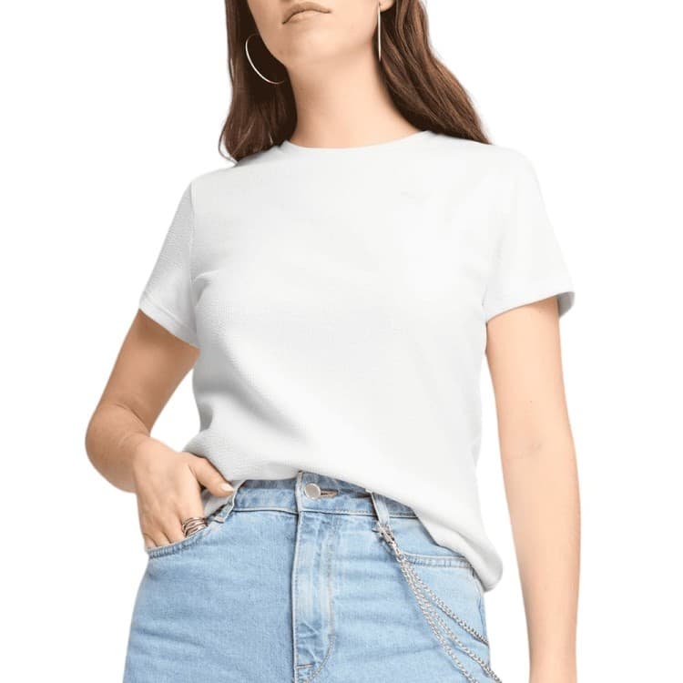 Футболка женская Puma HER Tee белая 68505302 — Sport City Футболка женская Puma HER Tee белая 68505302