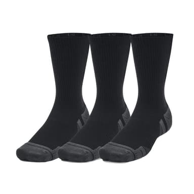 Носки Under Armour UA Performance Tech 3pk Crew черные 1379512-001 — Sport City Носки Under Armour UA Performance Tech 3pk Crew черные 1379512-001