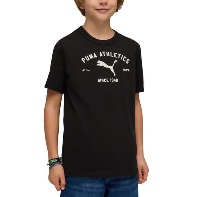 Футболка дитяча Puma CLASS Graphic Tee B чорна 69253101 — Sport City Футболка дитяча Puma CLASS Graphic Tee B чорна 69253101