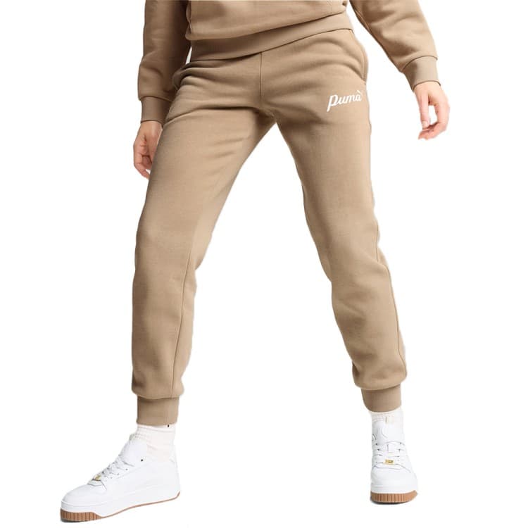 Брюки женские Puma ESS+ Script Pants FL бежевые 68153667 — Sport City Брюки женские Puma ESS+ Script Pants FL бежевые 68153667