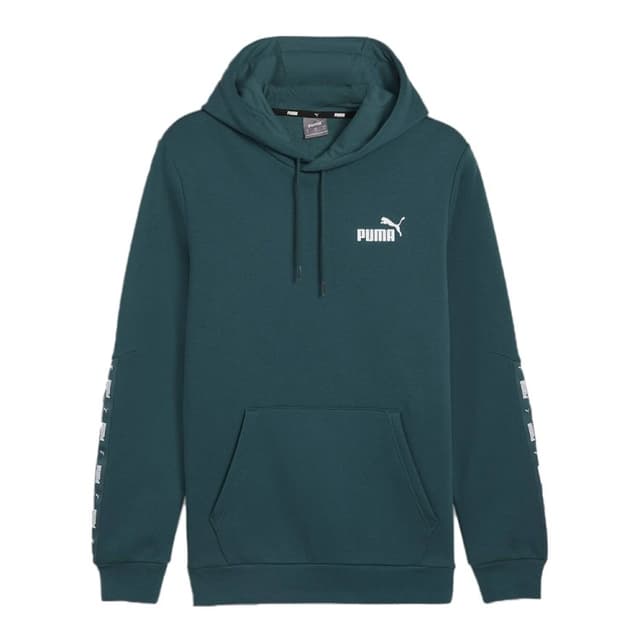 Толстовка мужская Puma ESS+ Tape Hoodie FL зеленая 84904008 — Sport City Толстовка мужская Puma ESS+ Tape Hoodie FL зеленая 84904008