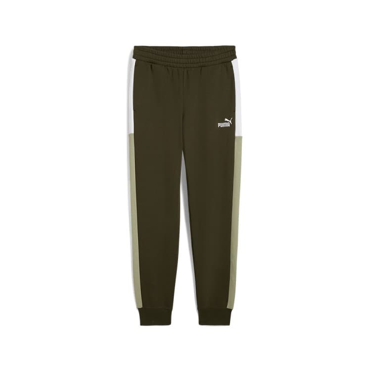 Штани чоловічі Puma ESS BLOCK Sweatpants FL хакі 68468882 — Sport City Штани чоловічі Puma ESS BLOCK Sweatpants FL хакі 68468882
