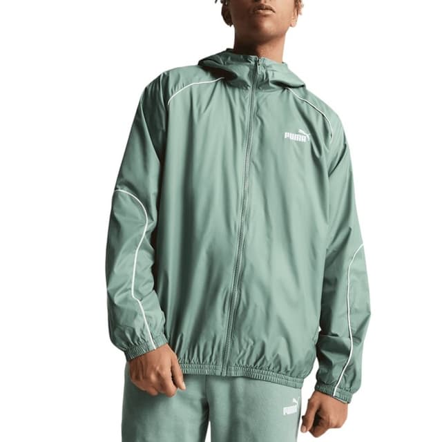 Ветровка мужская Puma PUMA SPORT Windbreaker зеленая 62990430 — Sport City Ветровка мужская Puma PUMA SPORT Windbreaker зеленая 62990430