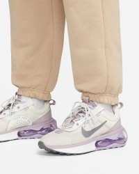 Брюки женские Nike W NSW PHNX FLC HR OS PANT бежевые DQ5887-200 изображение 5