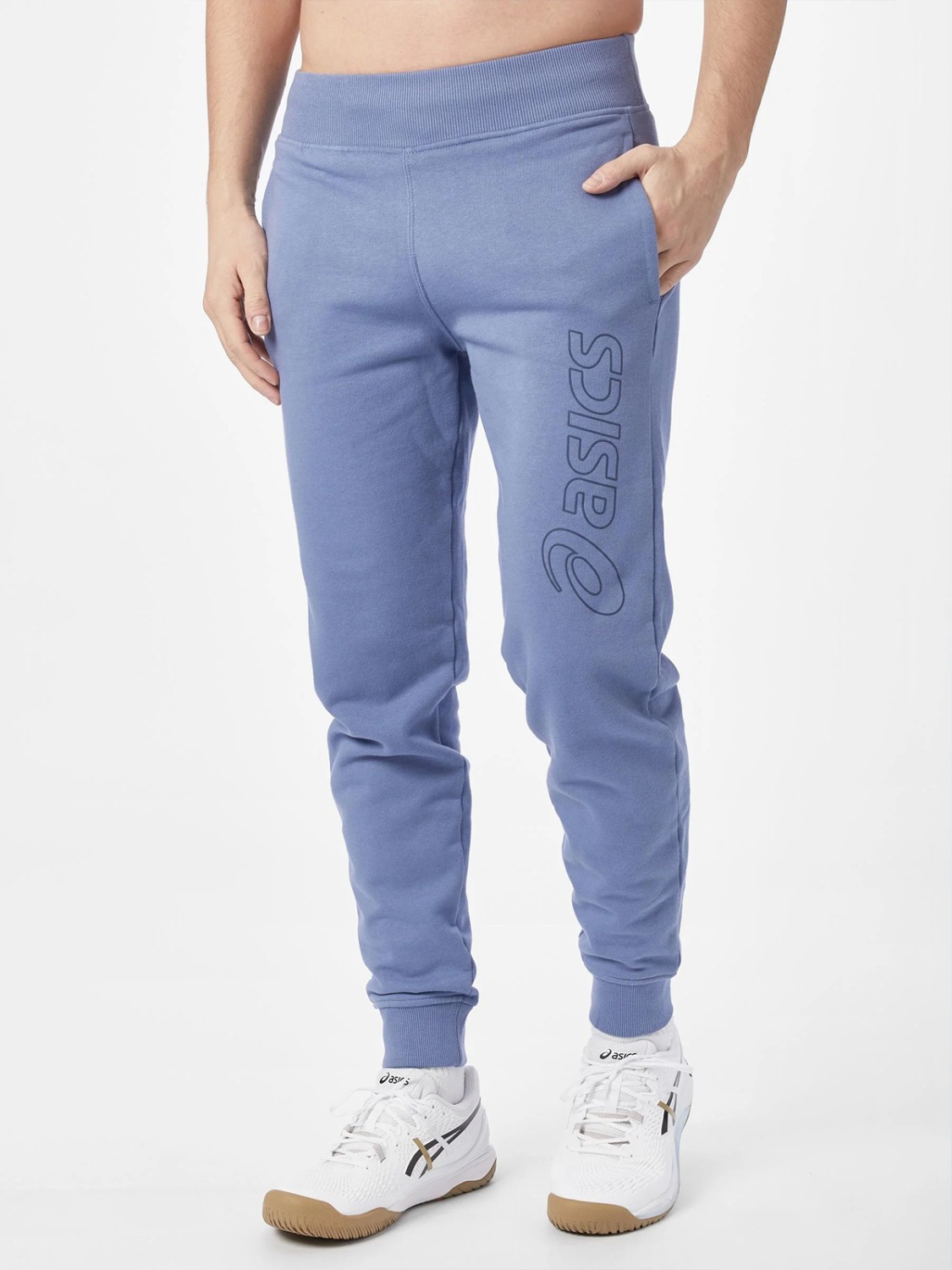 Штани чоловічі Asics ASICS LOGO SWEATPANT сині 2031E189-403 изображение 2