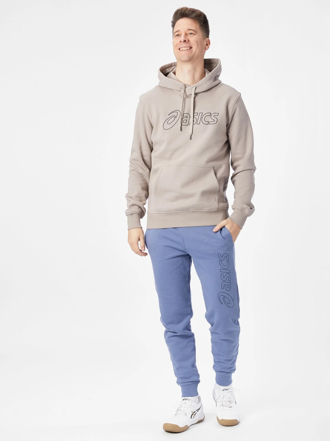 Штани чоловічі Asics ASICS LOGO SWEATPANT сині 2031E189-403 изображение 4