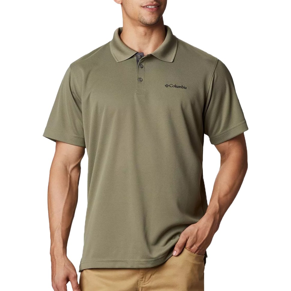 Поло мужское Columbia UTILIZER™ POLO зеленое 1772051-397 изображение 1