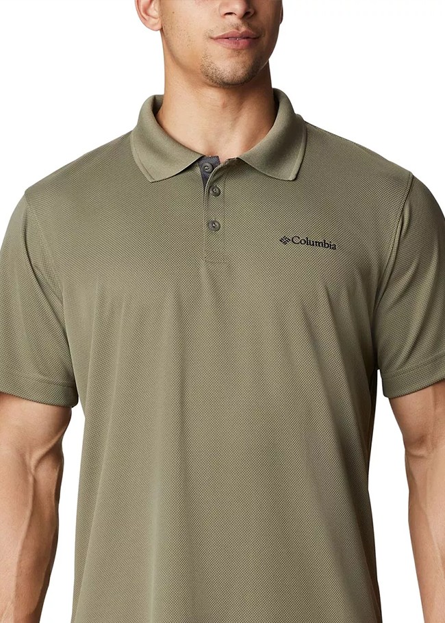 Поло чоловіче Columbia UTILIZER™ POLO зелене 1772051-397 изображение 4