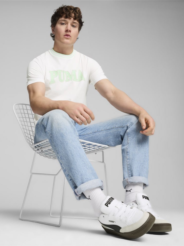 Футболка чоловіча Puma PUMA SQUAD Graphic Tee біла 67896752 изображение 2