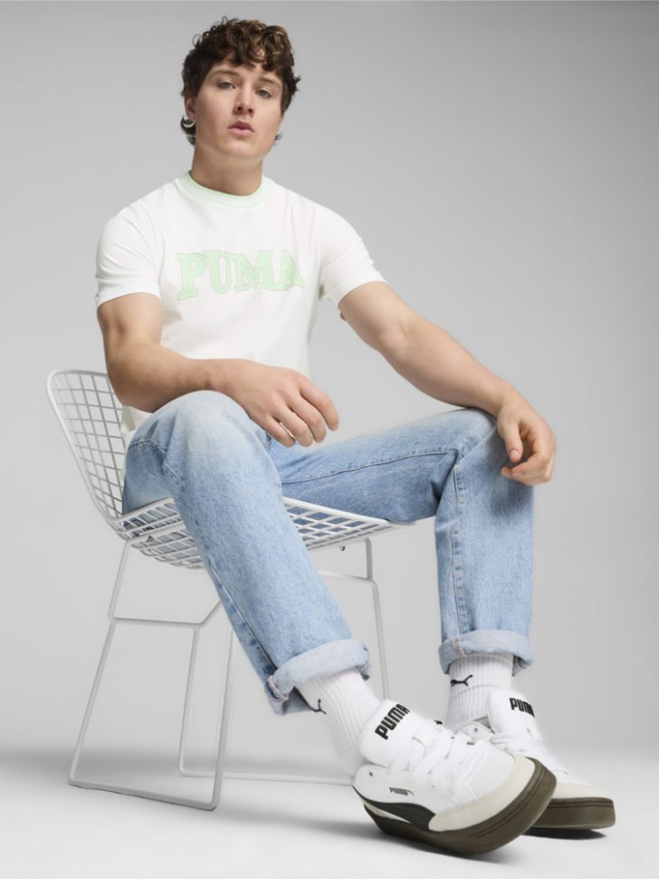 Футболка чоловіча Puma PUMA SQUAD Graphic Tee біла 67896752 изображение 2