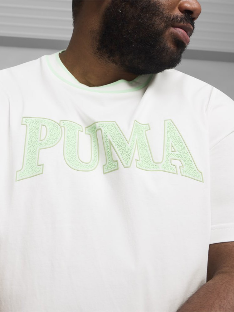 Футболка мужская Puma PUMA SQUAD Graphic Tee белая 67896752 изображение 4