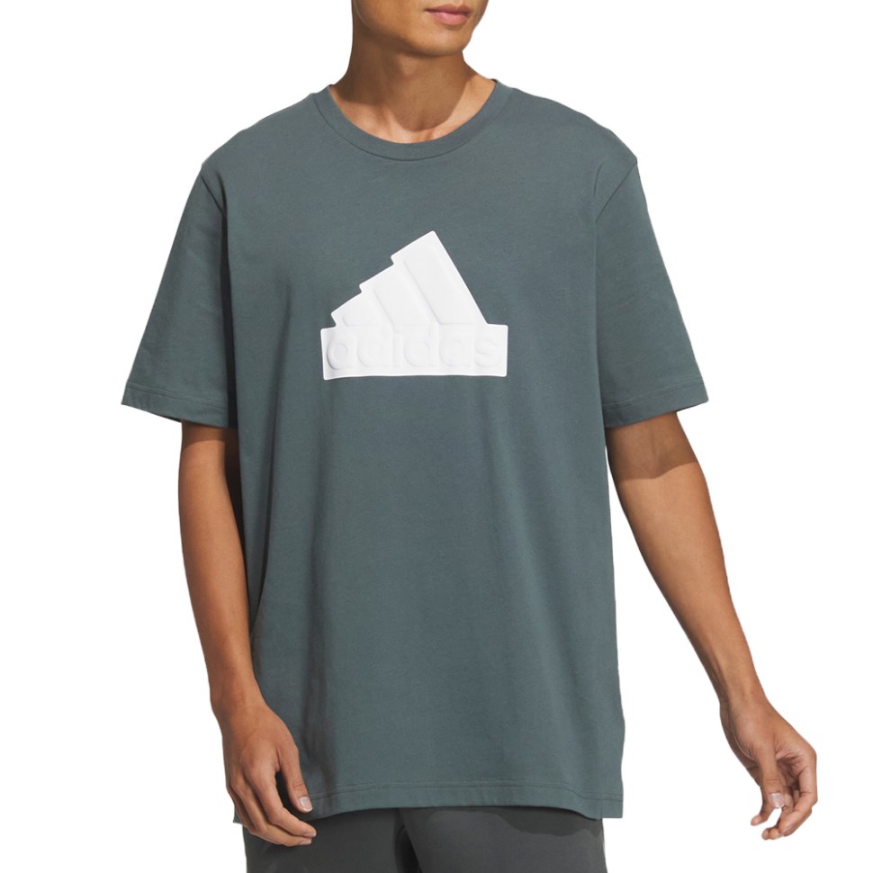 Футболка мужская Adidas M FI BOS T графитовая IR9174 изображение 1