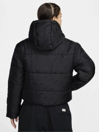 Куртка жіноча Nike W NSW TF SNFL NK CLSC PFR AOP чорна FV7941-010 изображение 3