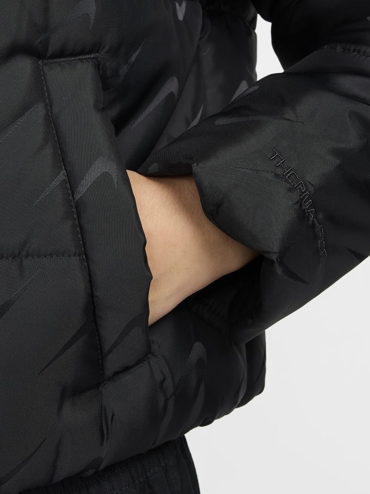 Куртка жіноча Nike W NSW TF SNFL NK CLSC PFR AOP чорна FV7941-010 изображение 6