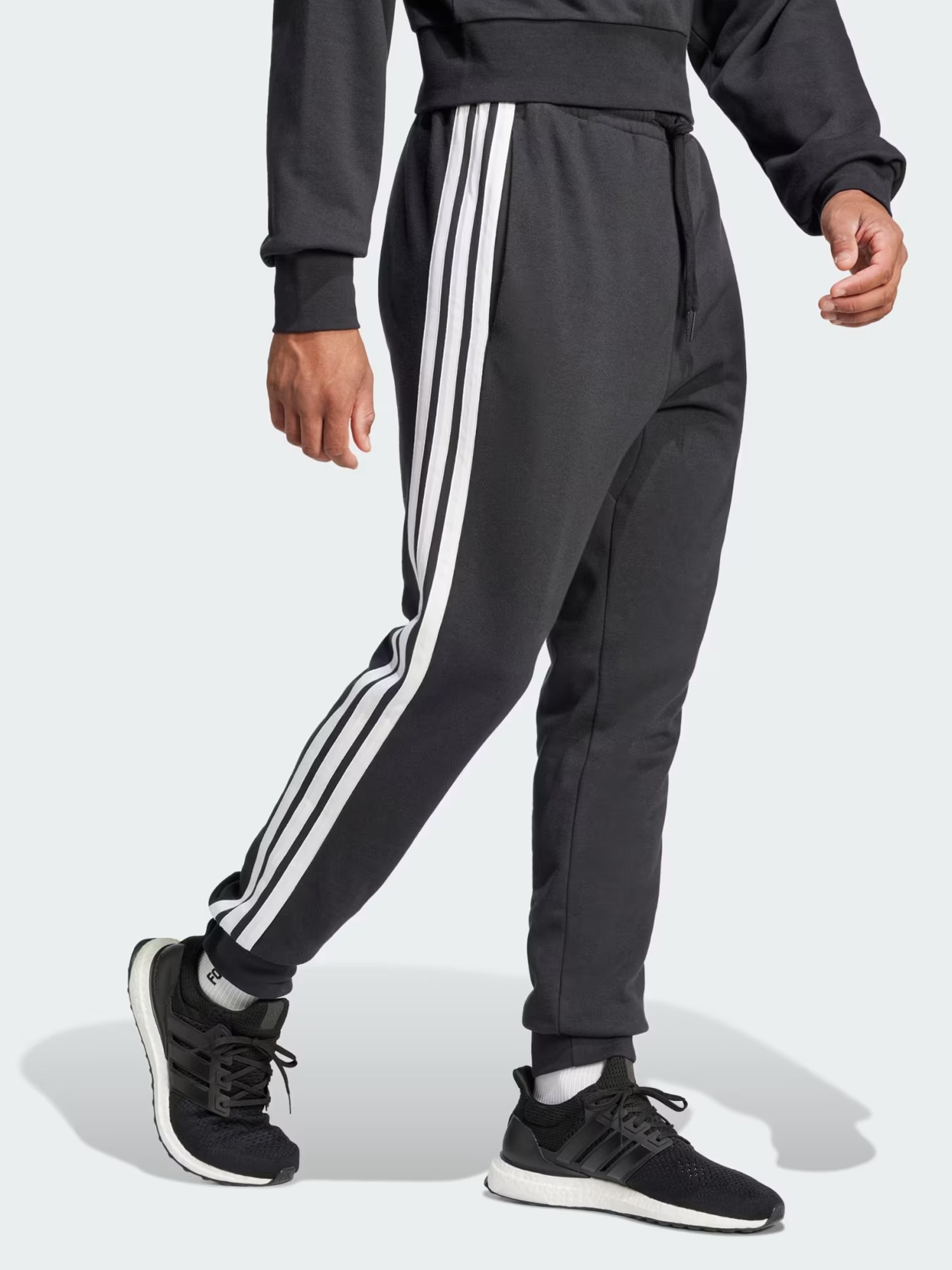 Брюки мужские Adidas M 3S FT TC PT черные JD1881 изображение 4