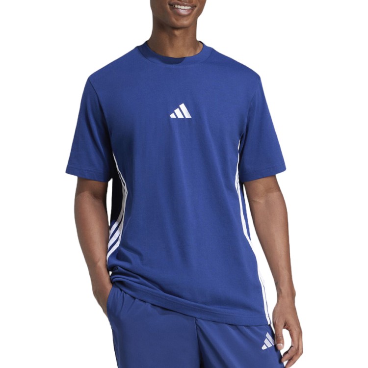 Футболка мужская Adidas M 3S SJ T синяя JE6399 изображение 1