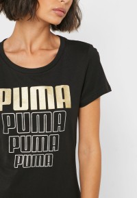 Футболка женская Puma черная 58130751 изображение 2