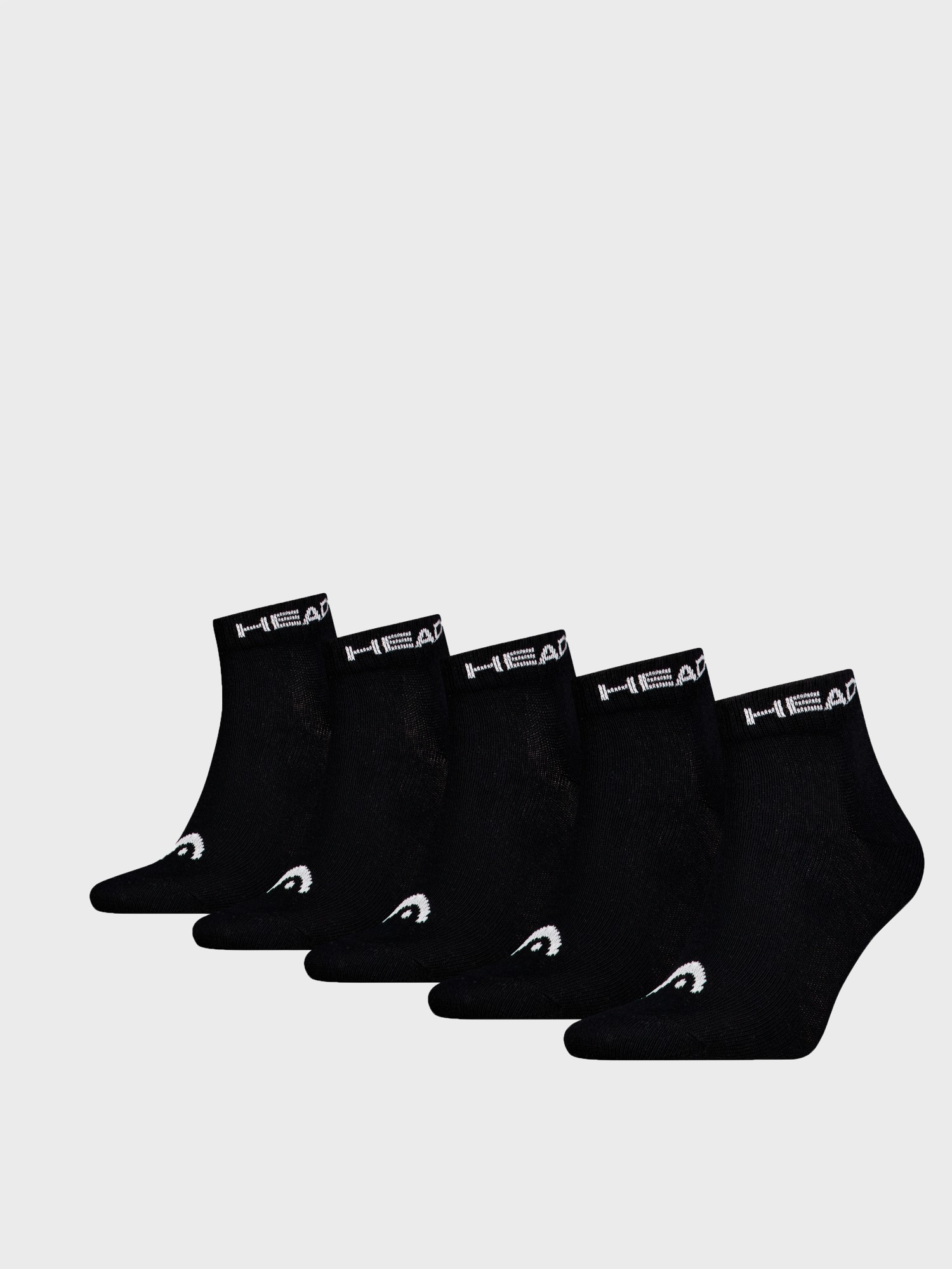 Носки унисекс HEAD ELEMENTS ALL SPORTS QUARTER 5P ECOM черные 701232769001 изображение 2