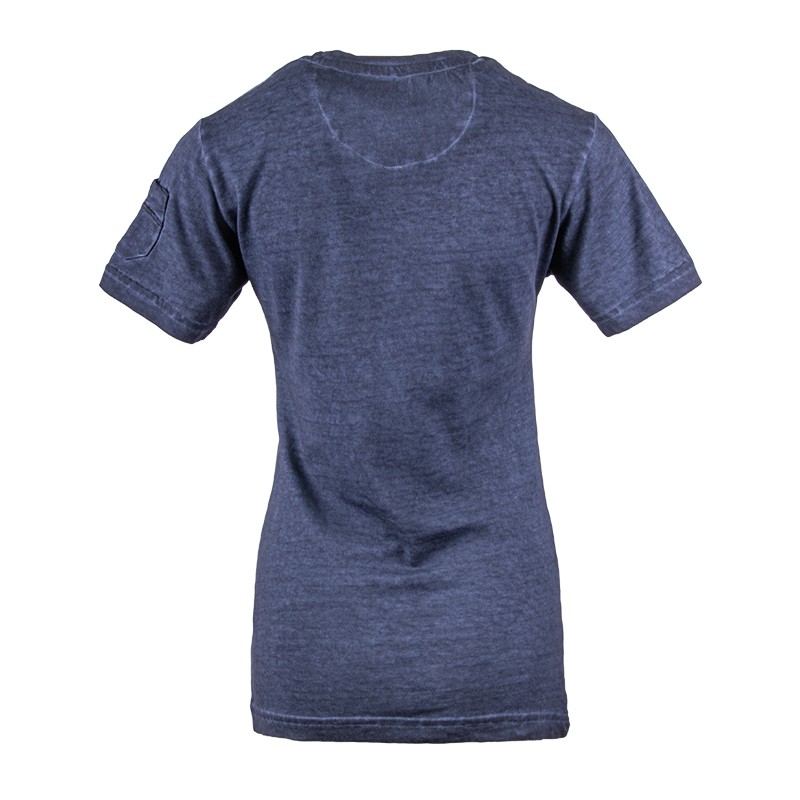 Футболка жіноча Geographical Norway синя SR602-450 изображение 3