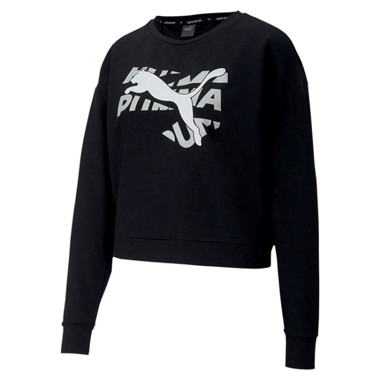 Толстовка женская Puma Modern Sports Crew черная 58353901 изображение 1