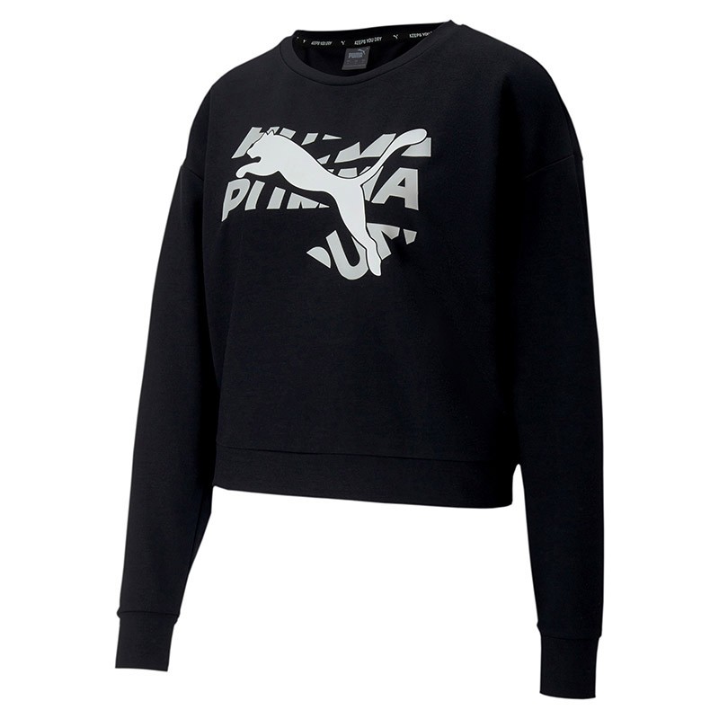Толстовка женская Puma Modern Sports Crew черная 58353901 изображение 1