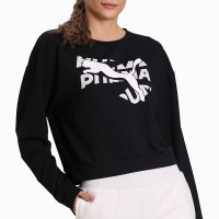 Толстовка женская Puma Modern Sports Crew черная 58353901 изображение 4