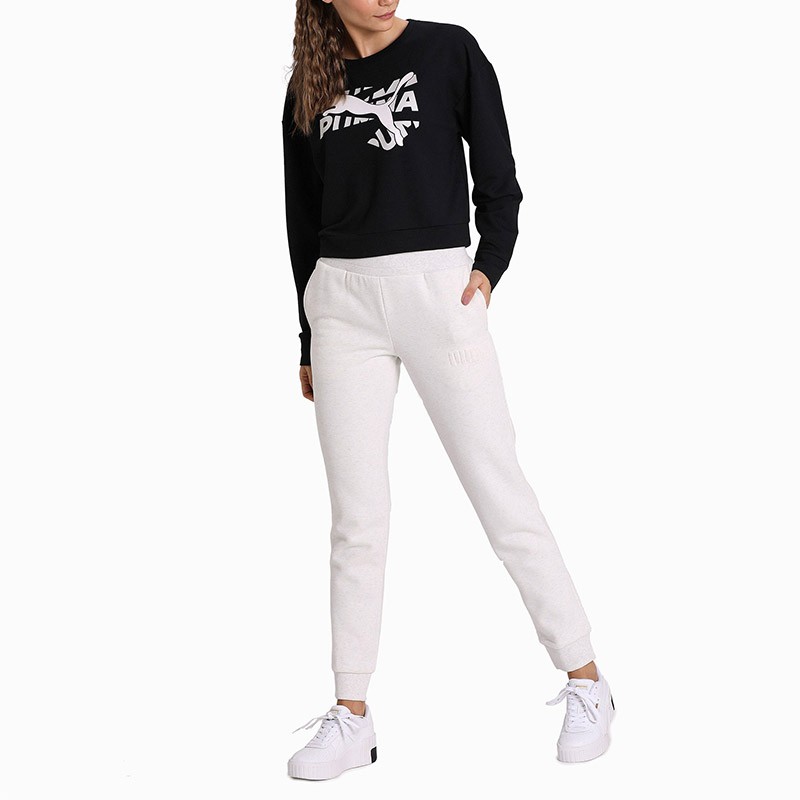 Толстовка женская Puma Modern Sports Crew черная 58353901 изображение 6