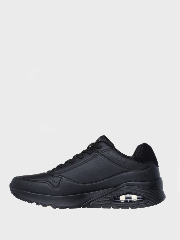 Кросівки чоловічі Skechers UNO чорні 183007 BBK изображение 3