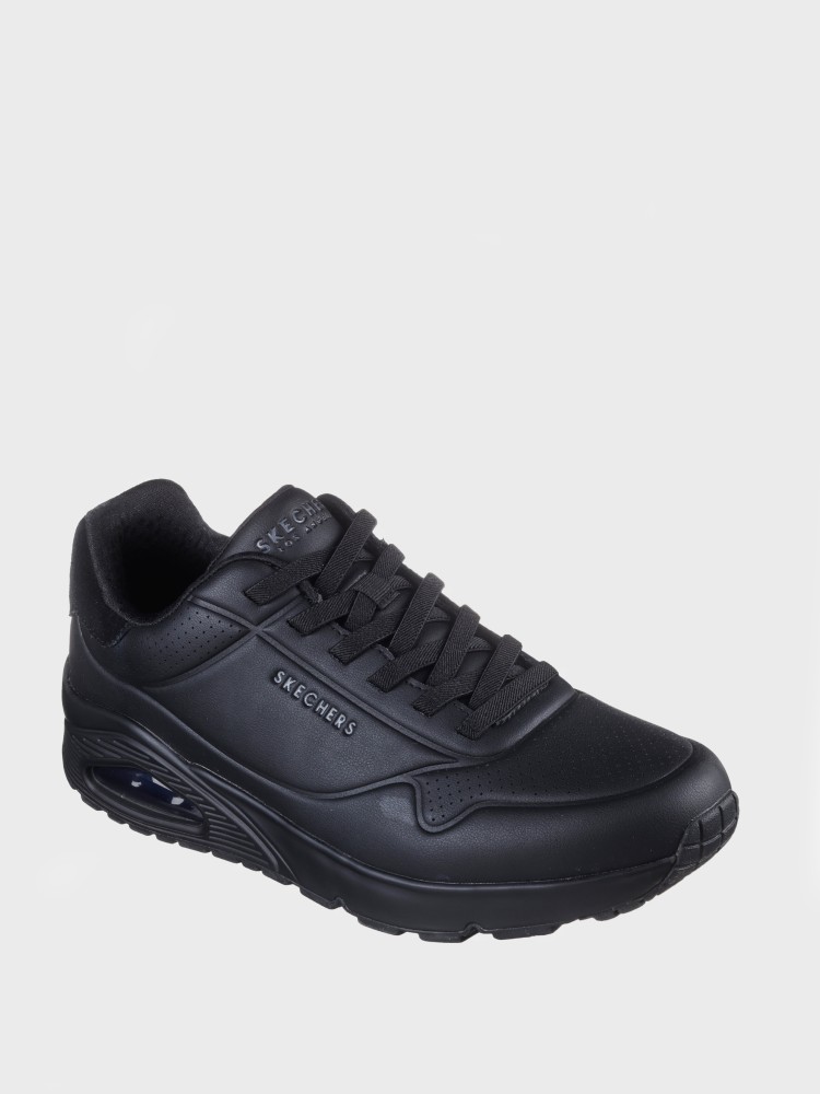 Кросівки чоловічі Skechers UNO чорні 183007 BBK изображение 4