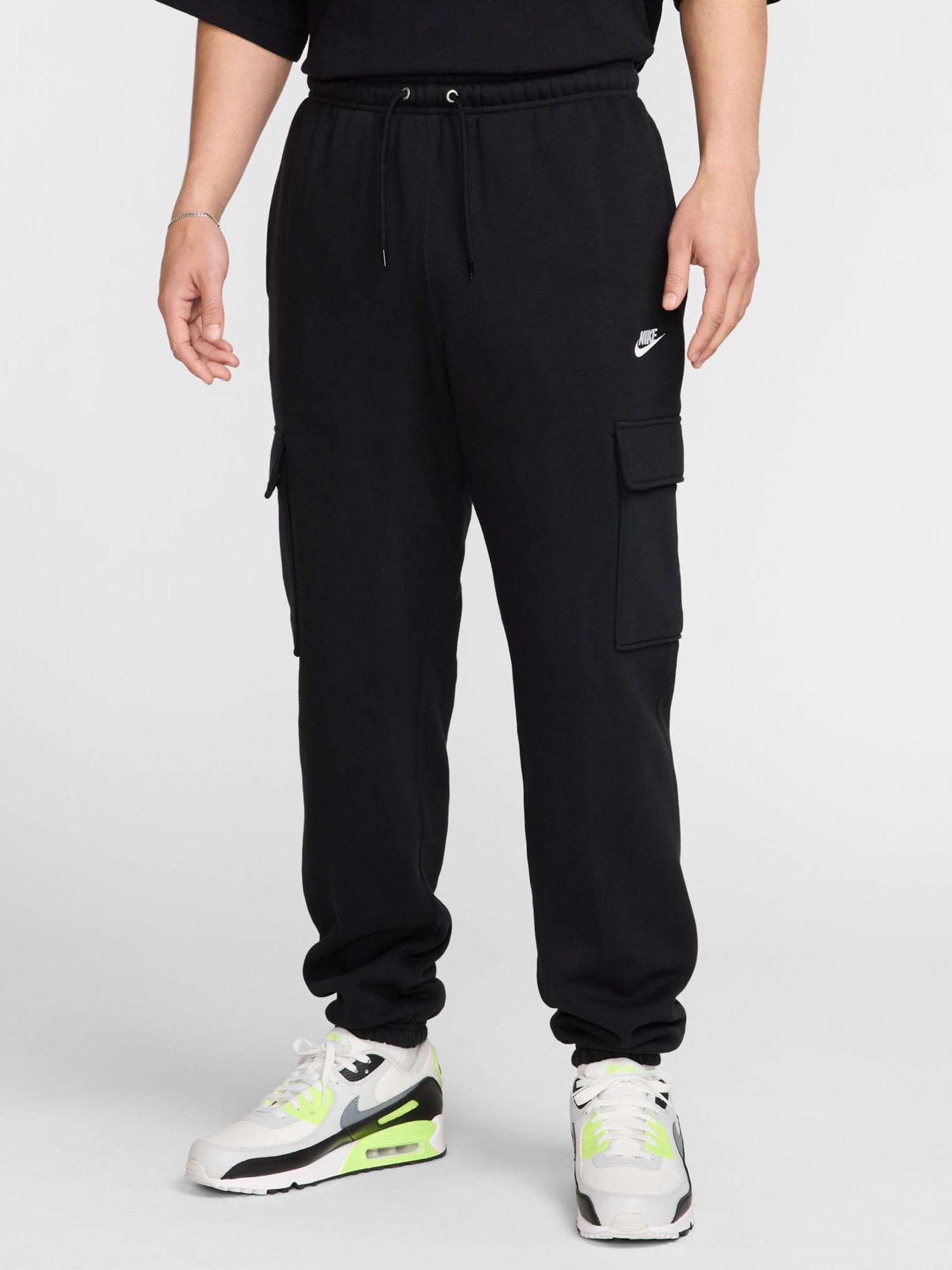 Брюки мужские Nike M NK CLUB BB CARGO PANT черные FN3805-010 изображение 2