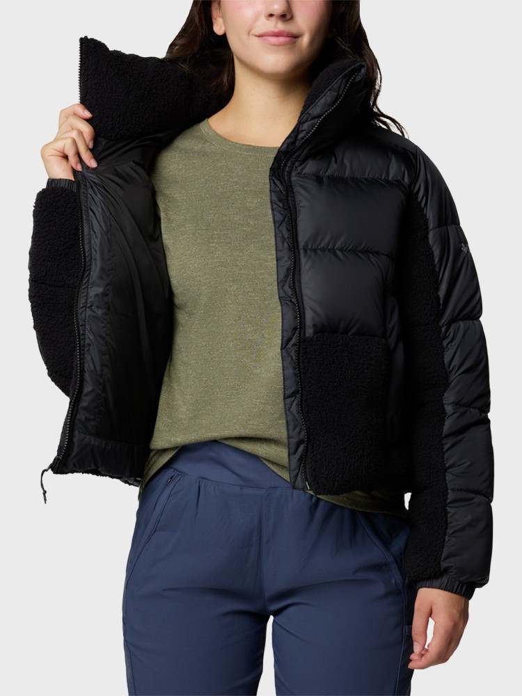 Куртка жіноча Columbia Leadbetter Point II Sherpa Hybrid бузкова 2085601-010 изображение 6